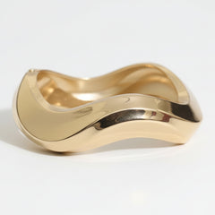 Lustre Wave Gold Bangle