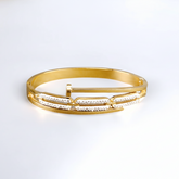 Golden Linkline Bangle