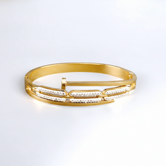 Golden Linkline Bangle