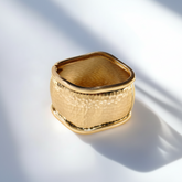 Gilded Ripple Cuff