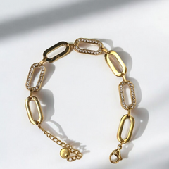 Pave Link Bracelet