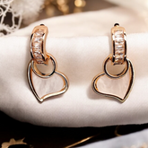 Amoura Linked Heart Earrings