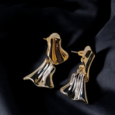 Aurora Fold Drop Earrings