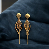 Ethereal Twist Drop Earrings