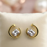 Celeste Halo Stud Earrings