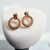 Aurelia Halo Stud Earrings