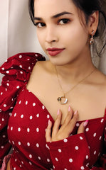 Luna Lock Pendant Necklace