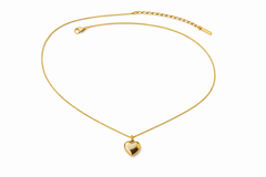 Golden Amour Heart Necklace