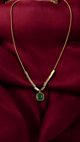 Emerald Muse Statement Necklace