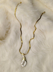 Ivory Fern Pearl Necklace