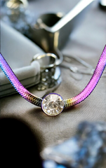 Aurora Prism Solitaire Necklace