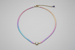 Aurora Prism Solitaire Necklace