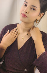 Élise Trinity Charm Necklace