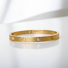 Imperial Spark Screw-Stud Bangle