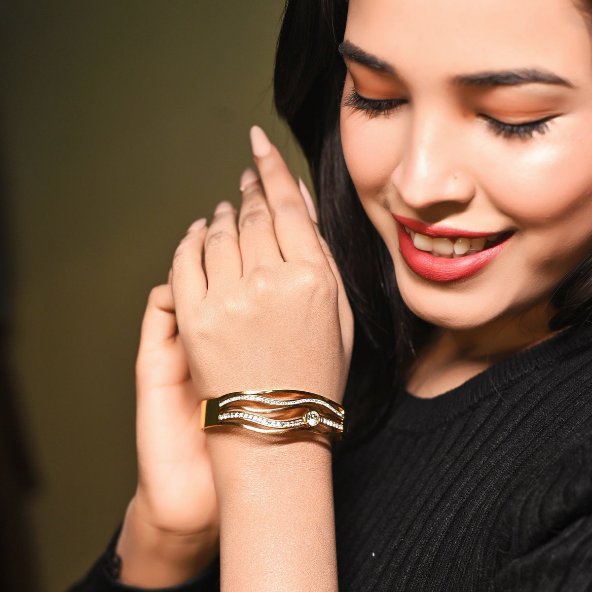 Celestial Wave Bangle