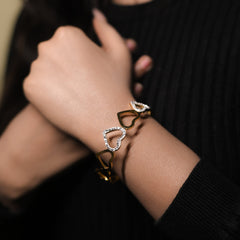Hearts Entwined Bangle