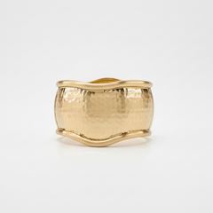 Gilded Ripple Cuff