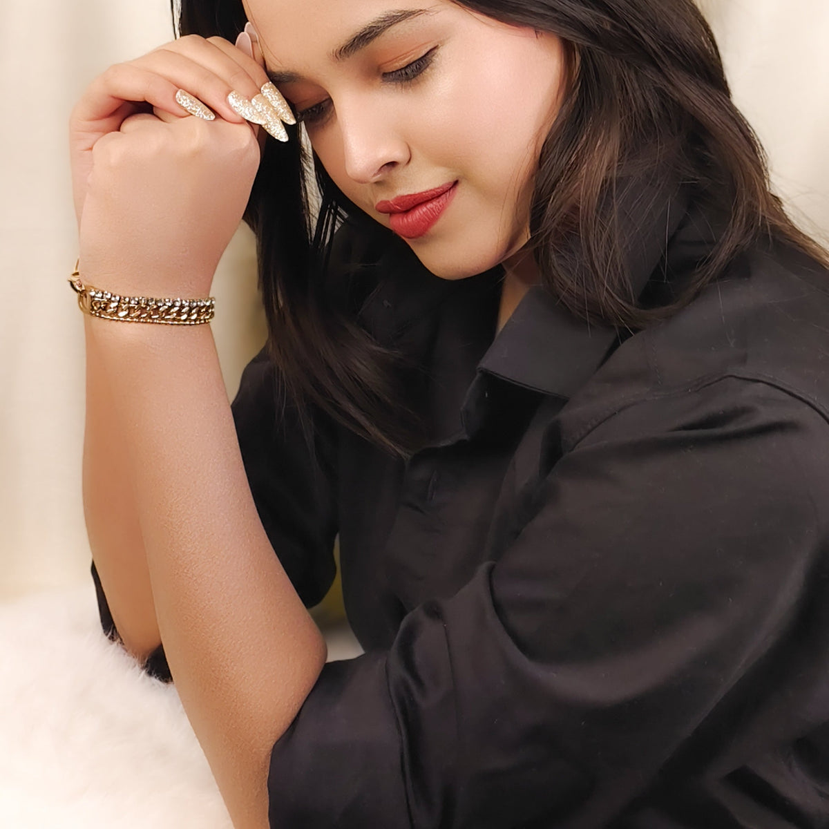 Crystal Chain Bracelet