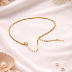 Luna Glide Golden Anklet