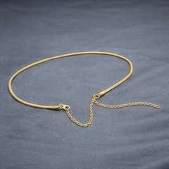 Luna Glide Golden Anklet