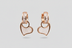 Amoura Linked Heart Earrings