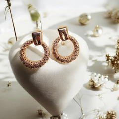 Aurelia Halo Stud Earrings