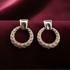 Aurelia Halo Stud Earrings