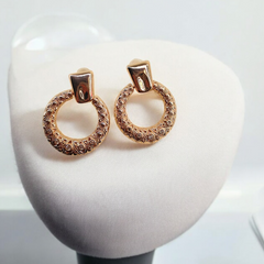 Aurelia Halo Stud Earrings