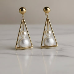 Pearl Prism Drop Earrings