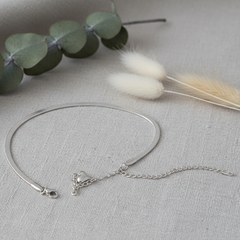 LunaLine Silver Anklet