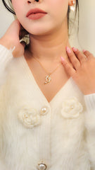 Celeste Twin Dolphin Necklace