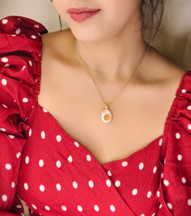 Rosette Whisper Locket Necklace