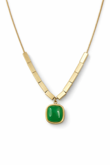 Emerald Muse Statement Necklace