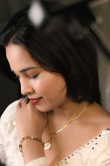 Ivory Fern Pearl Necklace