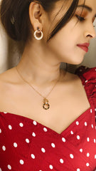 Aurelia Twin Circle Necklace