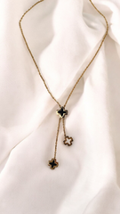 Elara Clover Drop Necklace