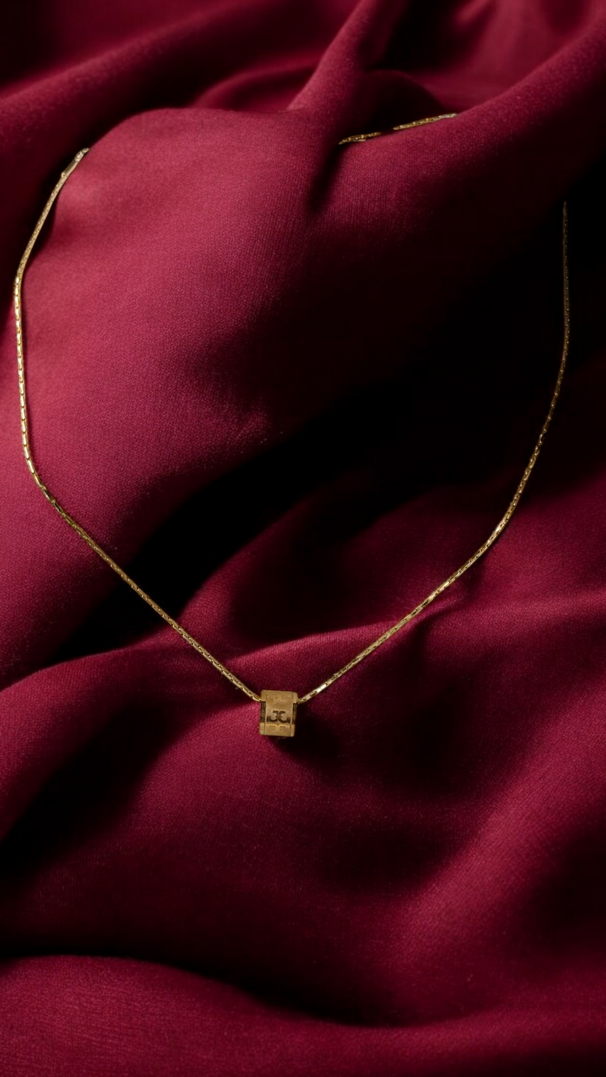 Celeste Barrel Charm Necklace