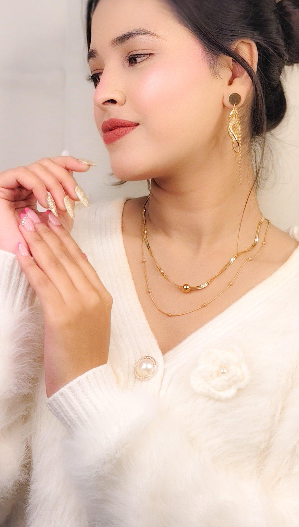 Aurelia Layered Glow Necklace